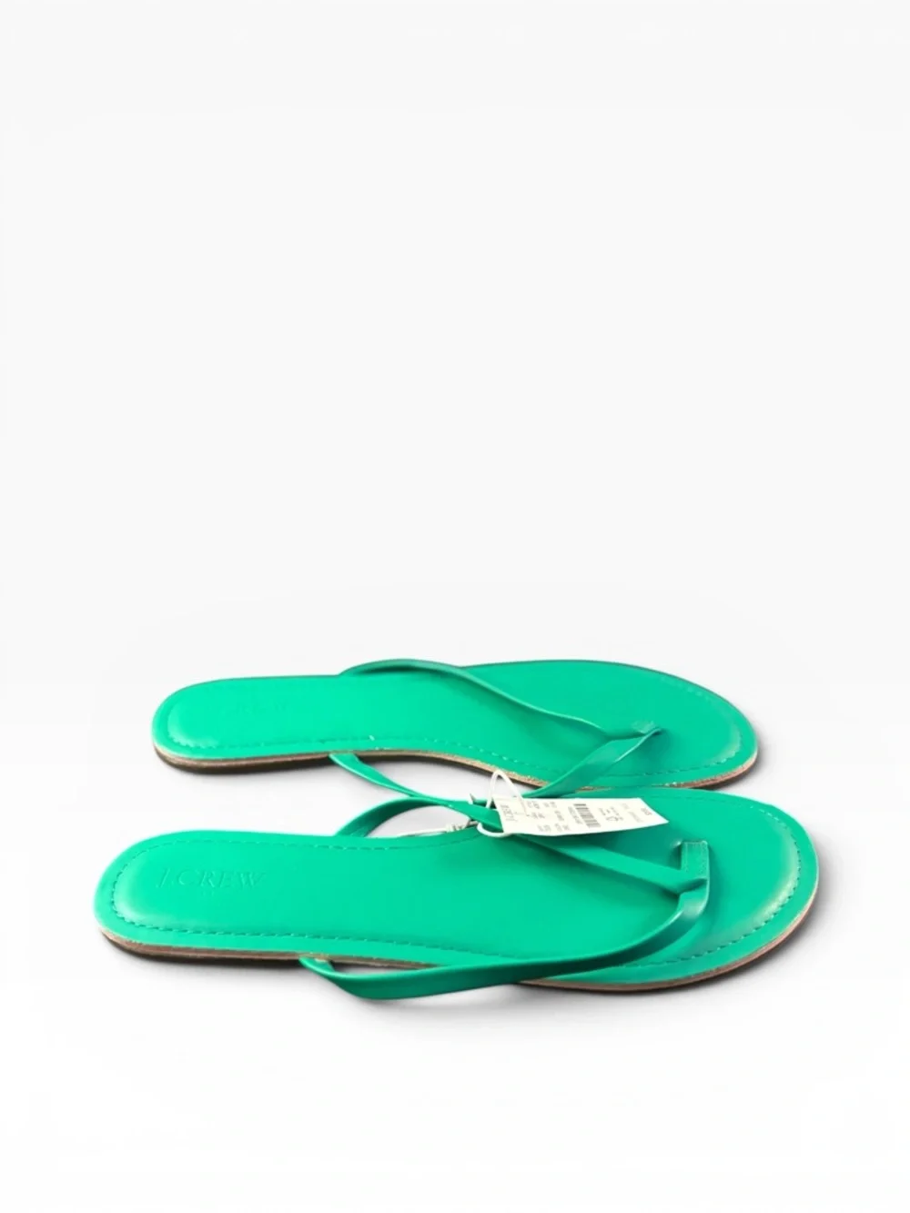 J. Crew‎ Women's Teal Slim-Strap Flip Flop Sandals